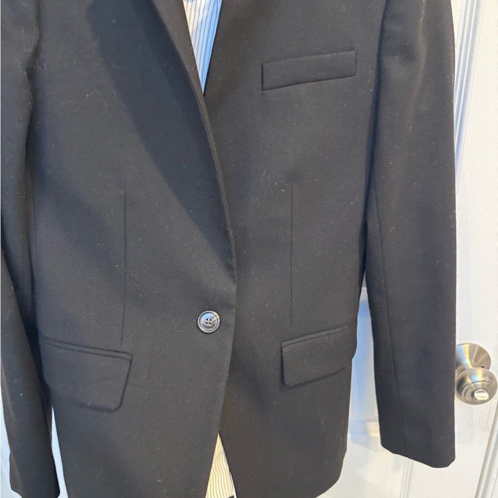 J. Crew Classic Black Women's Blazer Regent - Picture 4 of 6